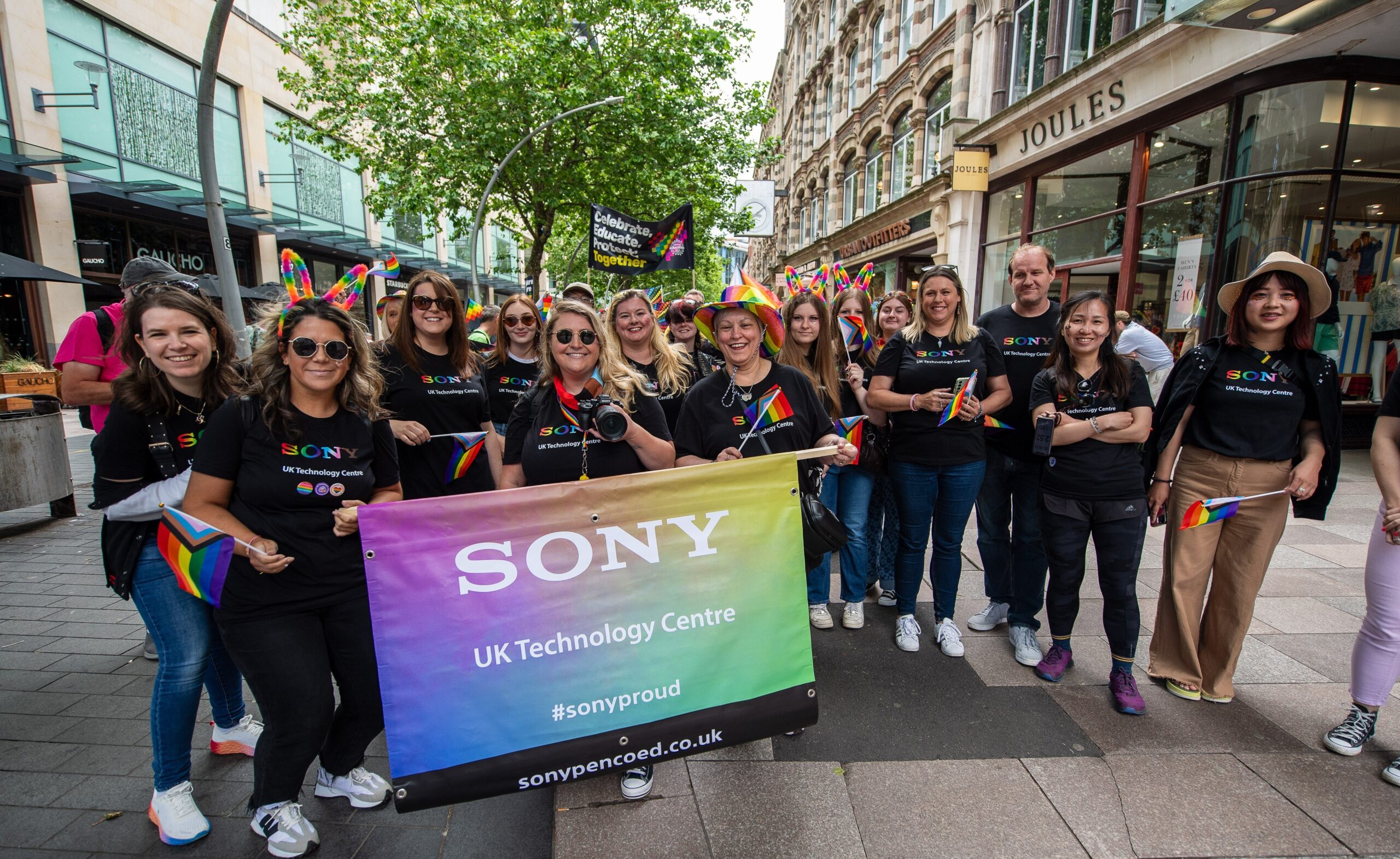 UK TEC team at Pride Cymru 2024